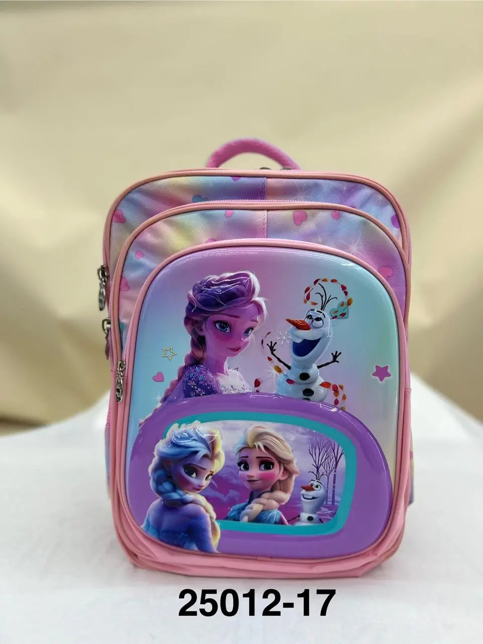 Pink & Purple Disney Frozen School Bag