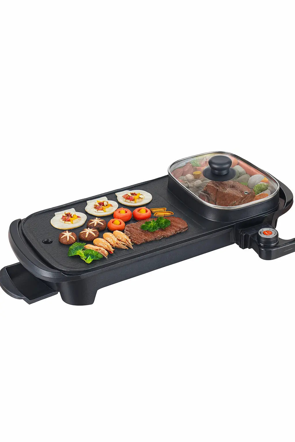 Sokany 2 In 1 Electric Grill and Barbecue