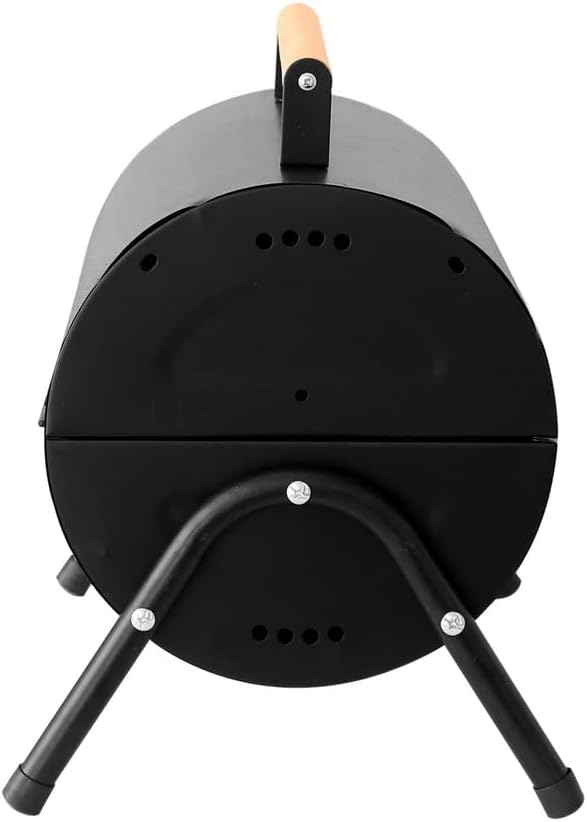 Portable Round Top Lightweight Barbecue Grill with 3-Piece Tool Set | Outdoor Steel BBQ for Garden, Camping & Picnic | Durable Tabletop Grill UAE