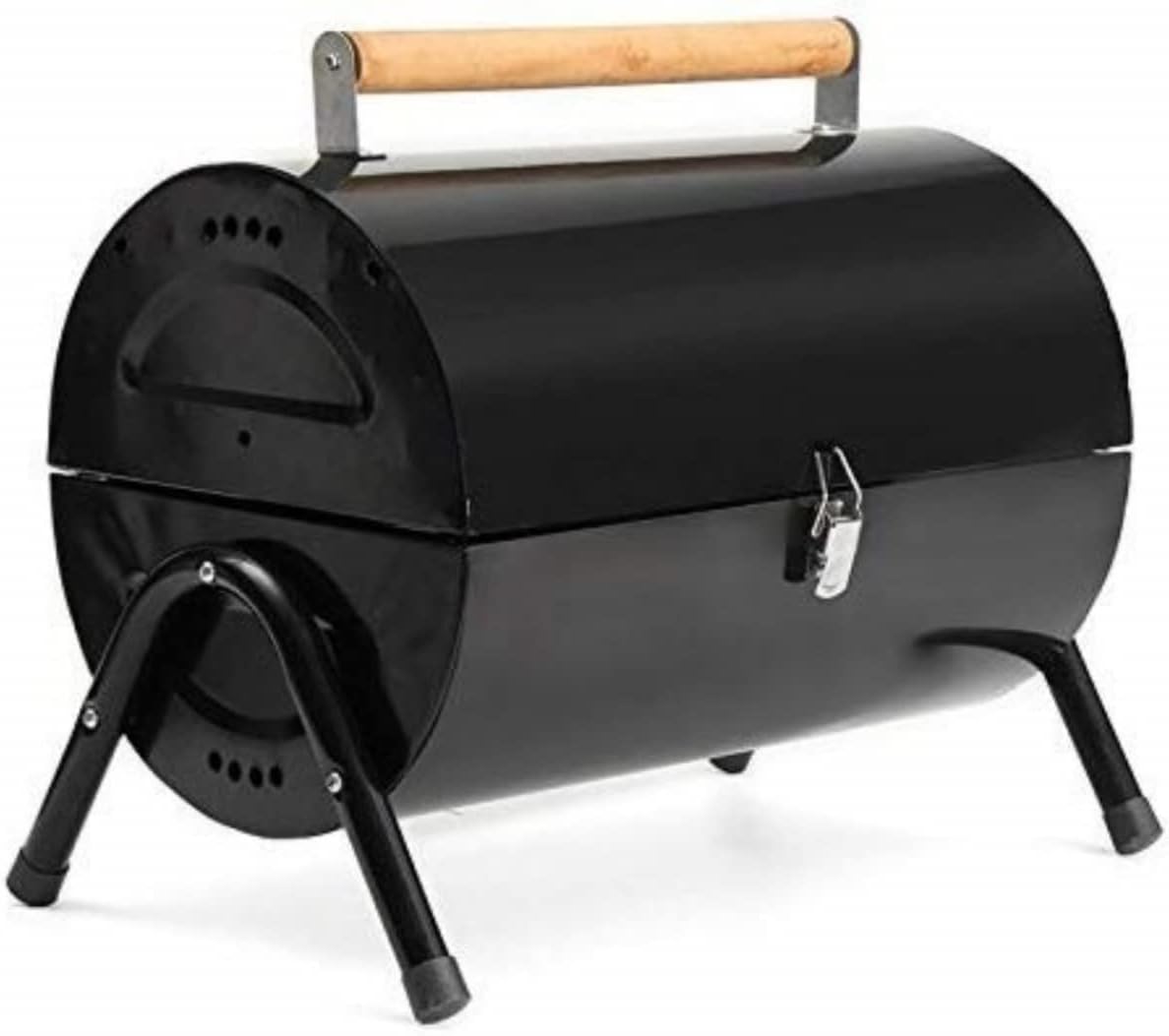 Portable Round Top Lightweight Barbecue Grill with 3-Piece Tool Set | Outdoor Steel BBQ for Garden, Camping & Picnic | Durable Tabletop Grill UAE