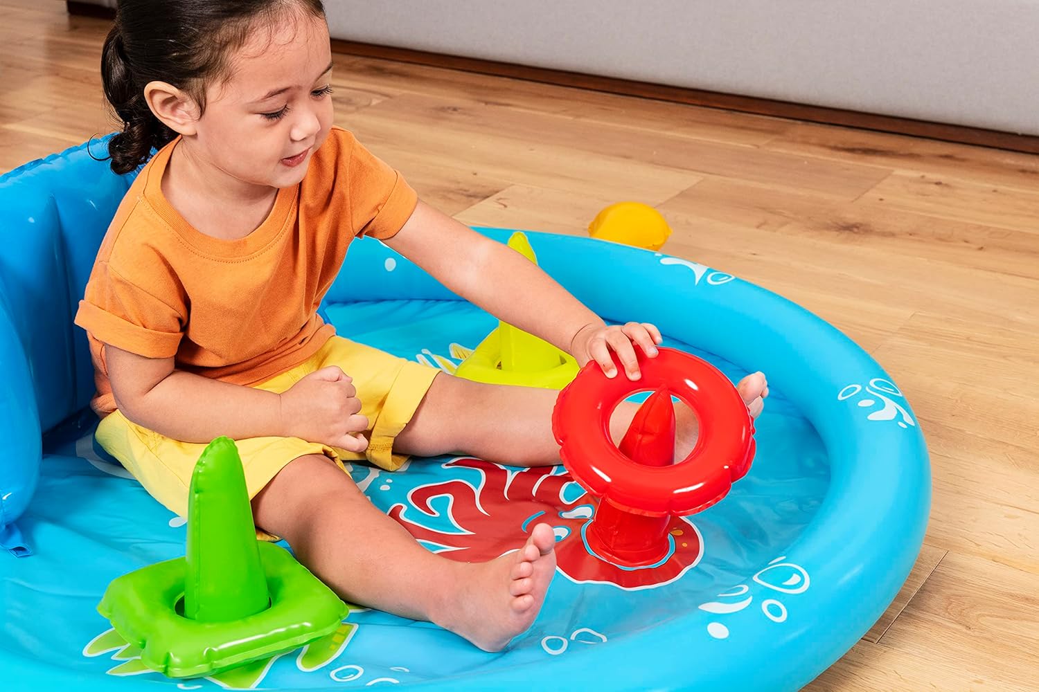 Bestway Baby Sensory Splash Pad, Multicolor, 1.12m x 89cm
