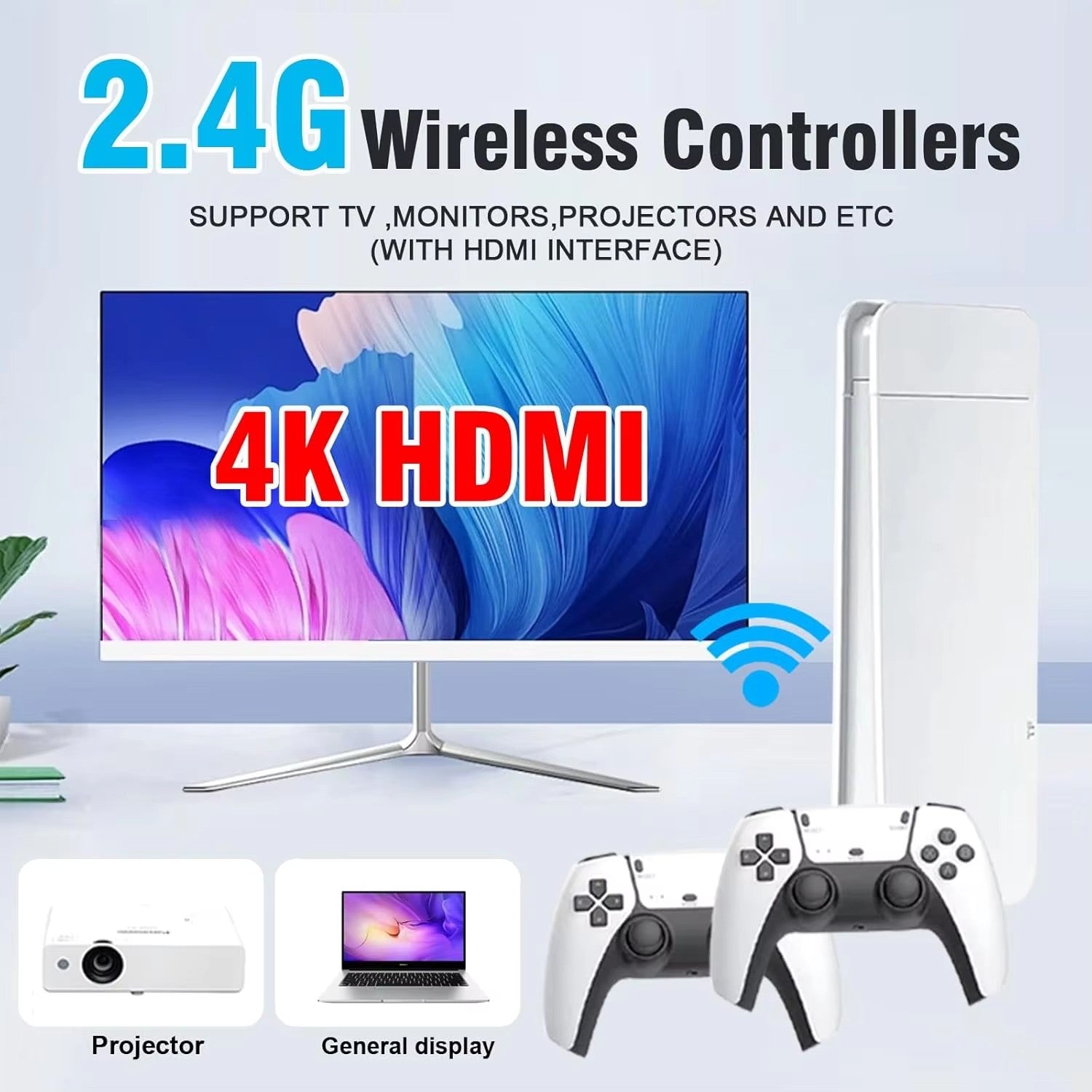 M15 Game Console 4Ktm Video 4K Stick Mini Tv Retro Game Hd Output for Ps1/Arcade/Snes/Mame/Neo Geo Wireless Controller for Kids