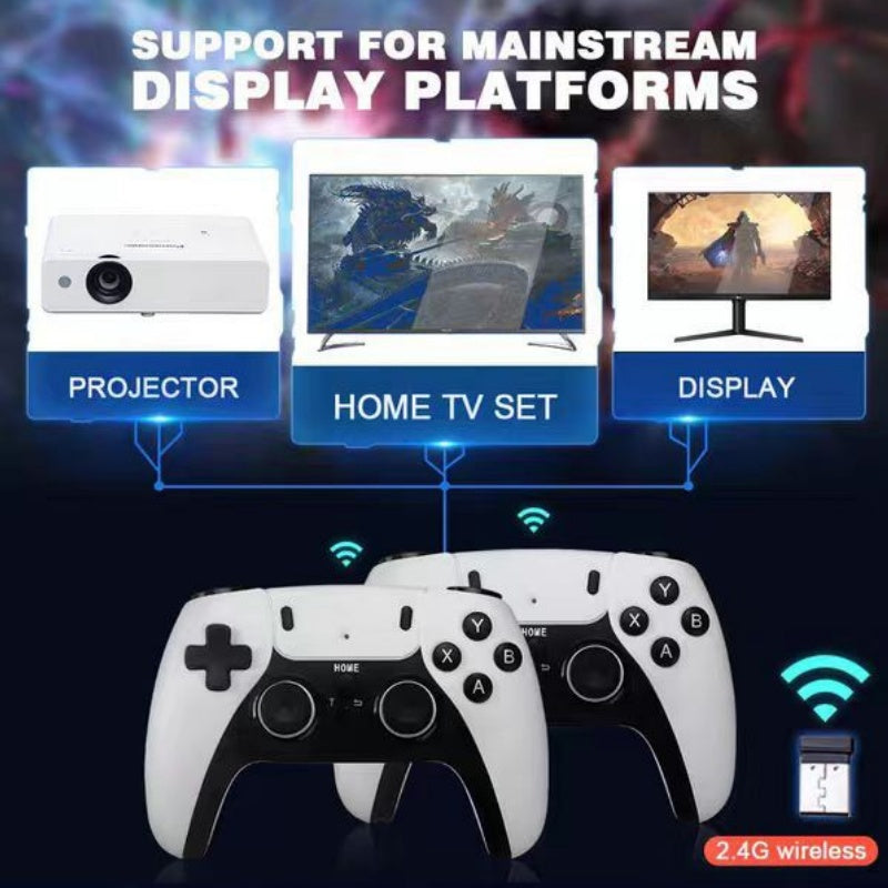 M15 Game Console 4Ktm Video 4K Stick Mini Tv Retro Game Hd Output for Ps1/Arcade/Snes/Mame/Neo Geo Wireless Controller for Kids