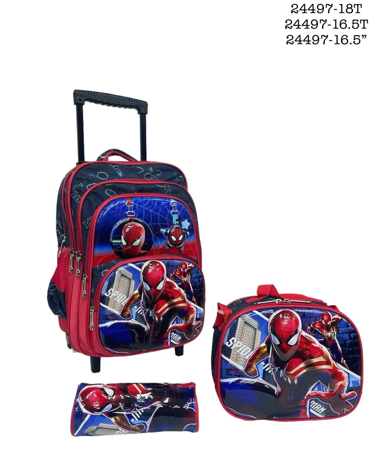 Amazing Spider-Man" Rolling School Backpack