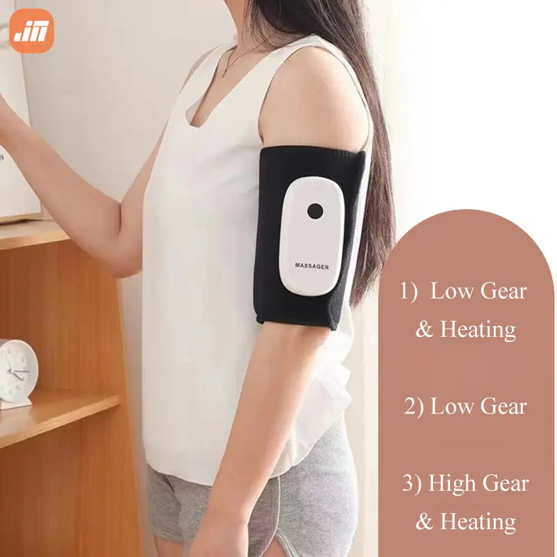 Wireless Air Compression Arm Calf Leg Massage Machine for Muscles Relaxation Rechargeable Air Compression Calf Arm Leg Massager