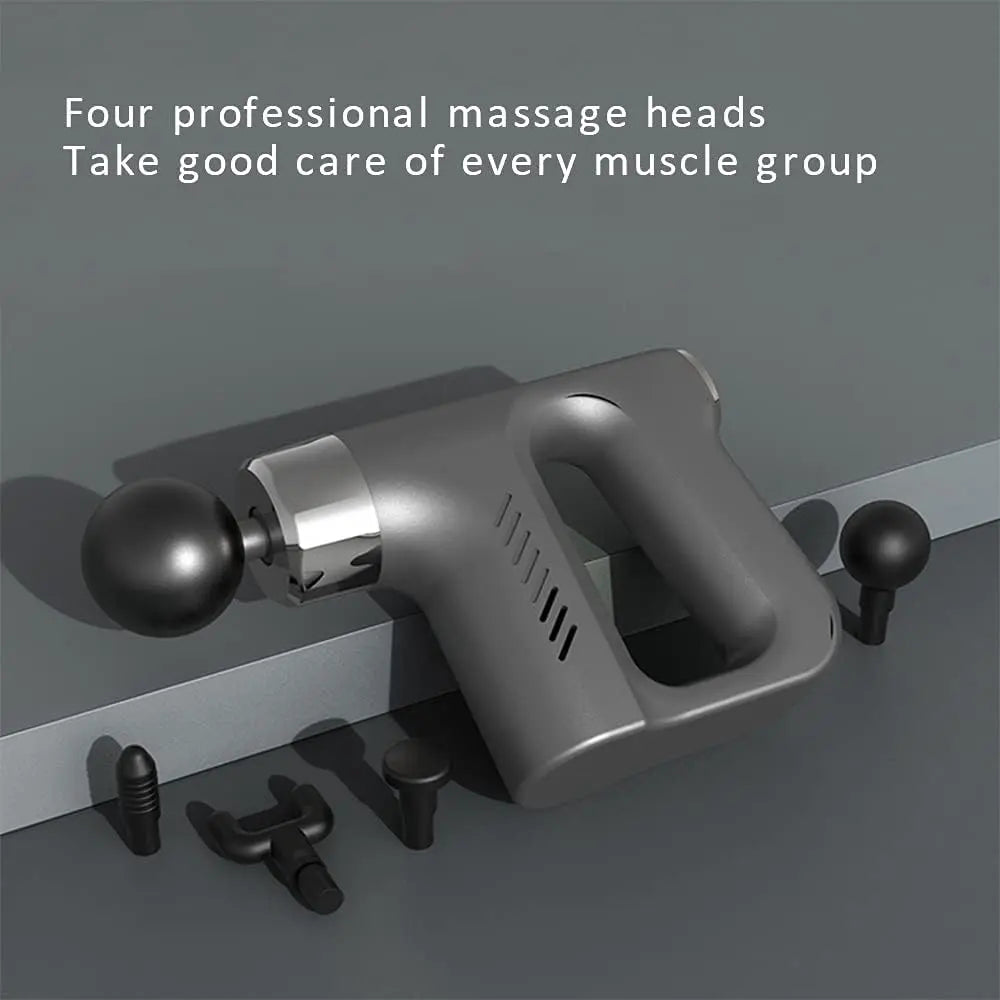 LOOX Massage Gun Fascial Gun Muscle Massager Deep Tissue Percussion Massager Body Relax Pain Relief Electric Therapy Gun for Fitness Relaxer