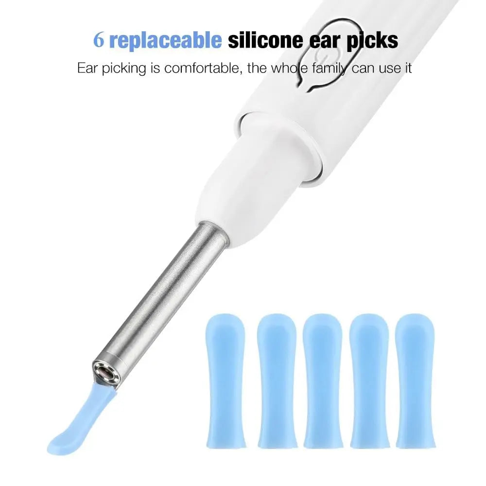 V88R Wireless Ear Cleaner with 5MP Camera, 6 LED Lights, Waterproof, Full HD Video Ear Endoscope Otoscope/Ear Wax Removal Cleaning Tool Kit