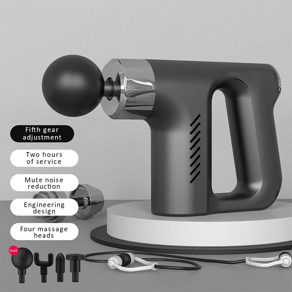 LOOX Massage Gun Fascial Gun Muscle Massager Deep Tissue Percussion Massager Body Relax Pain Relief Electric Therapy Gun for Fitness Relaxer