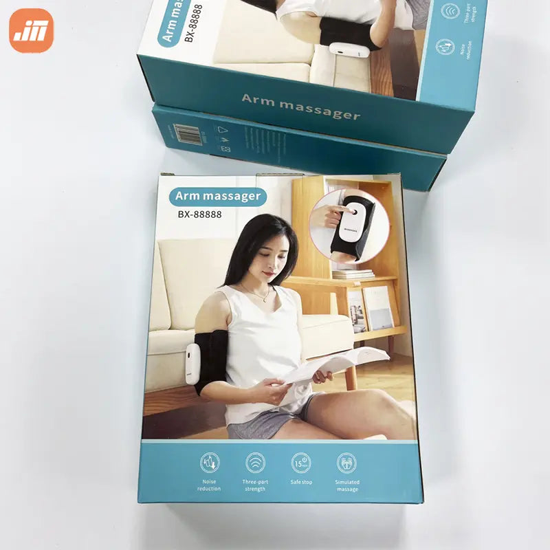 Wireless Air Compression Arm Calf Leg Massage Machine for Muscles Relaxation Rechargeable Air Compression Calf Arm Leg Massager