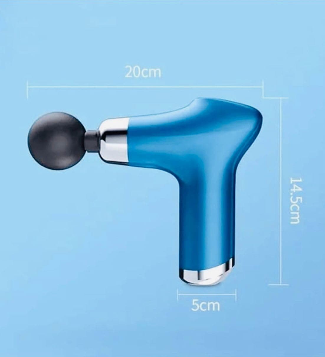 Compact Power Massager,Cordless & Rechargable,CY-001,4 Interchangable Heads,3000rpm Motor,3 Speed Levels,Light Weight,Deep Tissue Muscle Massage Gun...